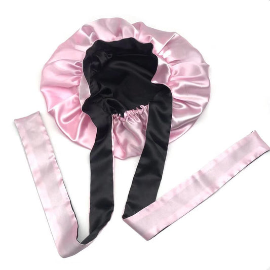 Satin Tie Bonnet